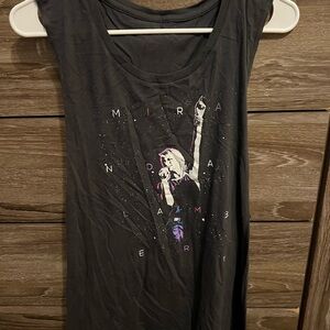 Graphic Black Tank Top